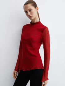 Блуза MANGO Roses модель 67094065_70 Фото