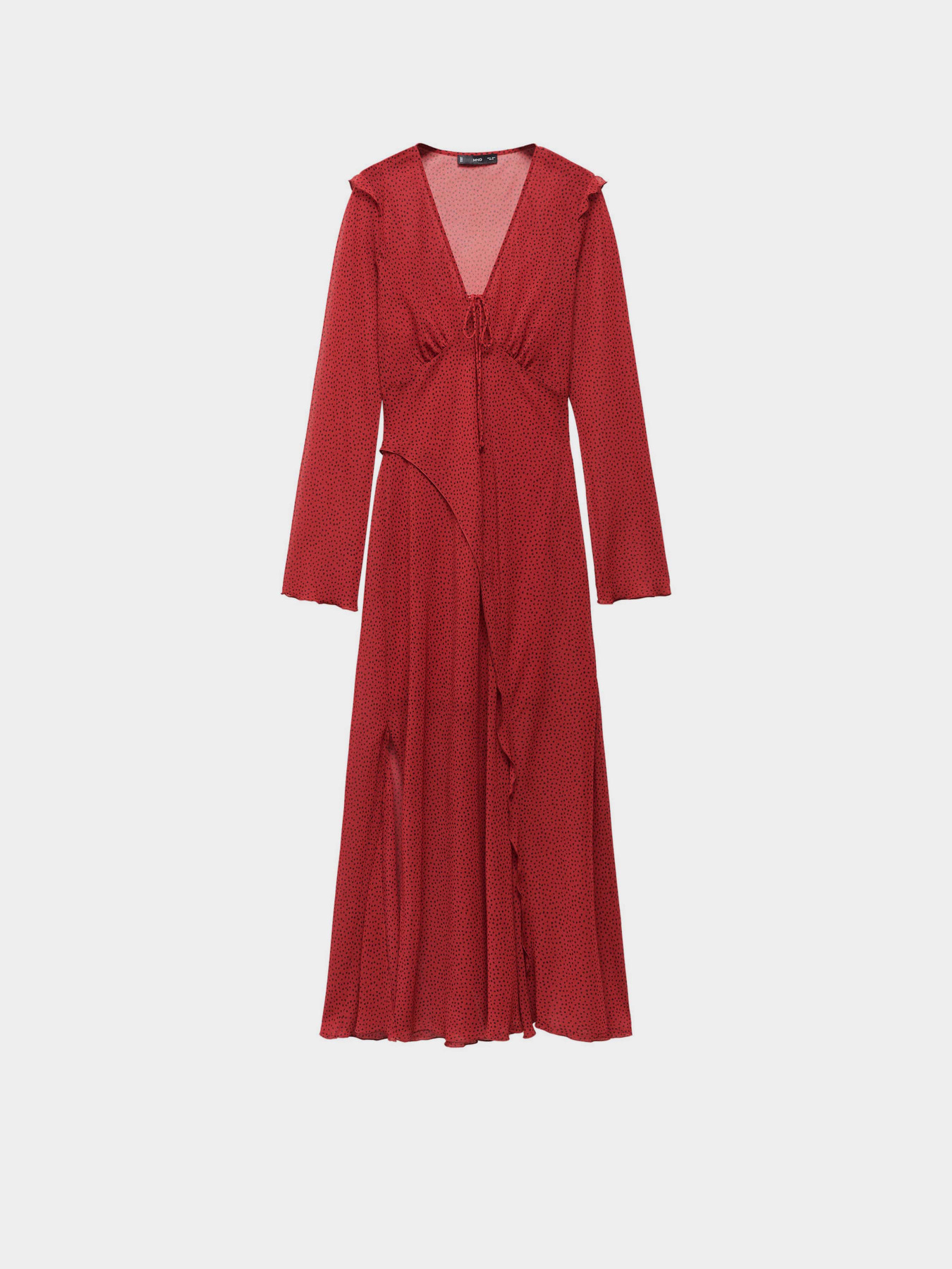 Платье макси MANGO Roses модель 67094071_70 Фото