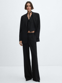 Жилет классический MANGO Maura модель 67954072_99 Фото