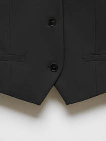 Жилет классический MANGO Maura модель 67954072_99 Фото