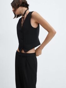 Классический жилет MANGO Maura модель 67954072_99 Фото