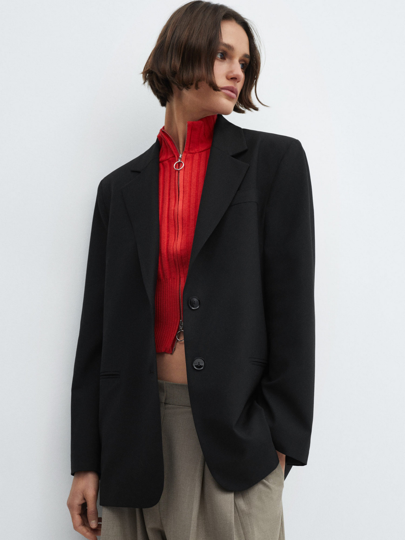 Пиджак MANGO Maura модель 67974073_99 Фото