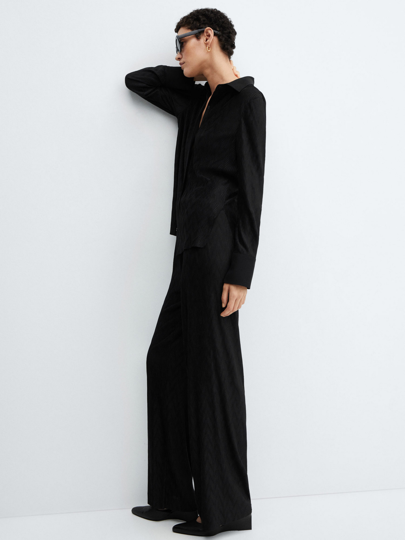 Штани палаццо MANGO Pili модель 67074040_99 Фото