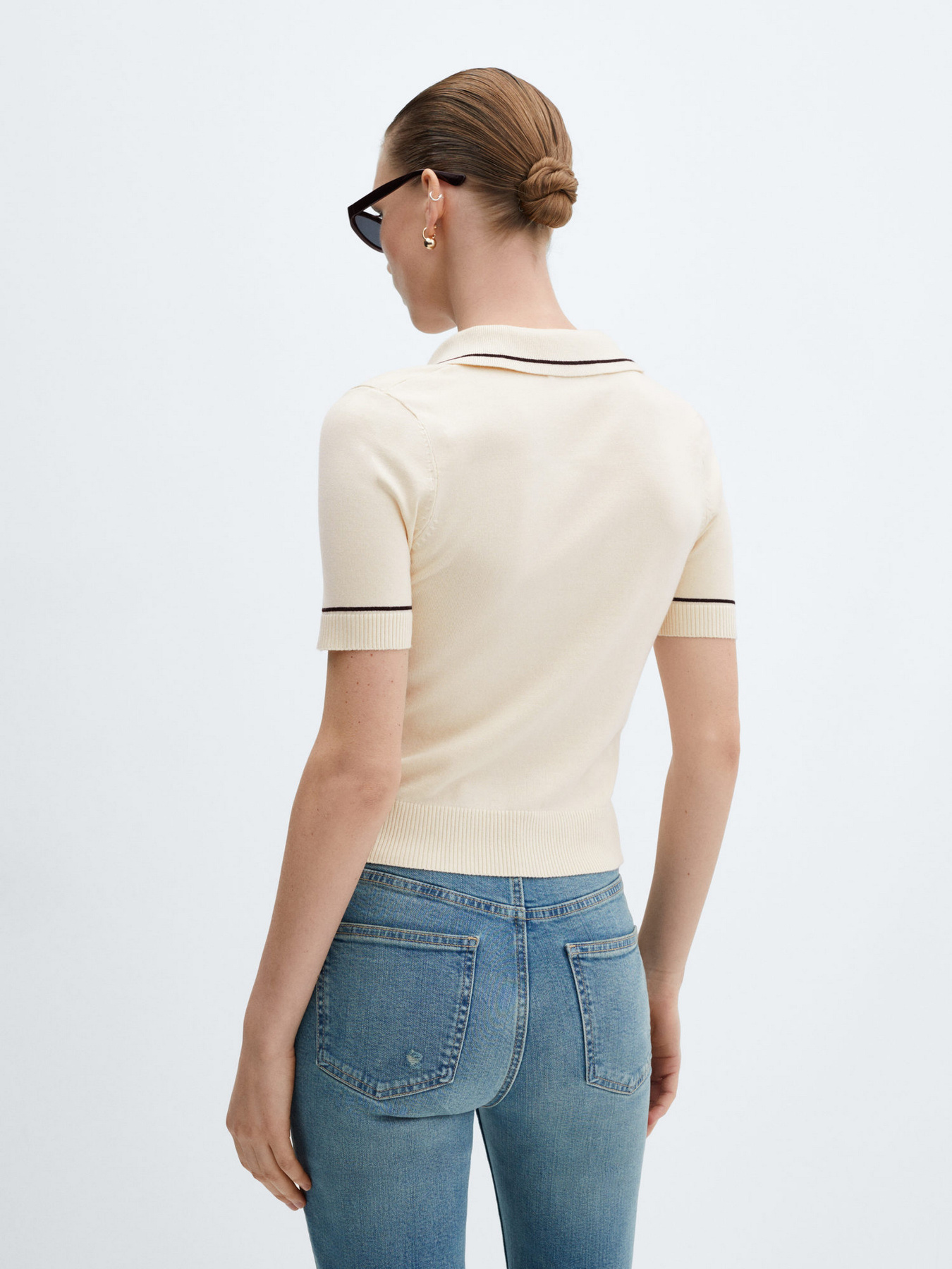 Поло MANGO Vert модель 67025749_5 Фото