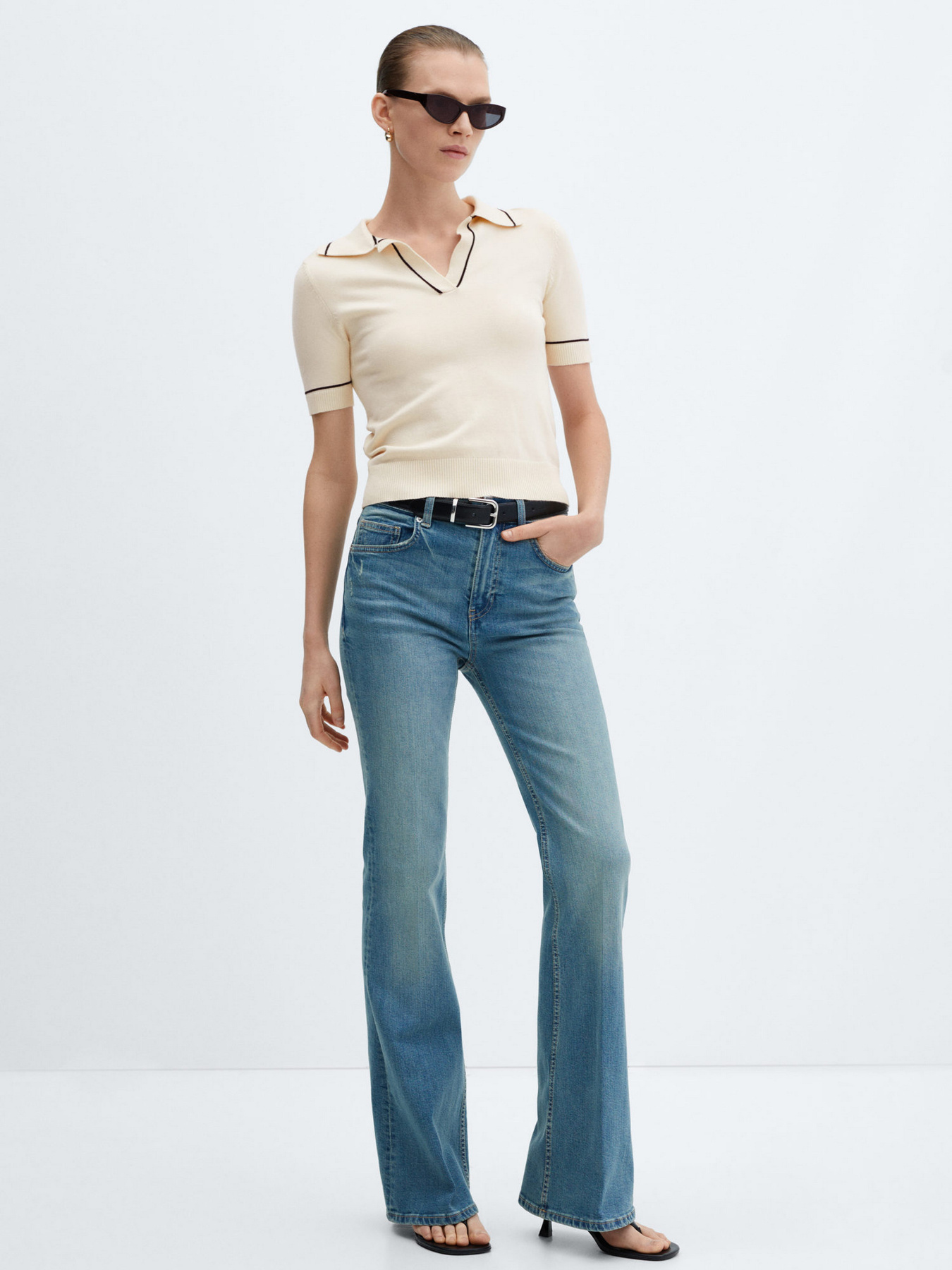 Поло MANGO Vert модель 67025749_5 Фото