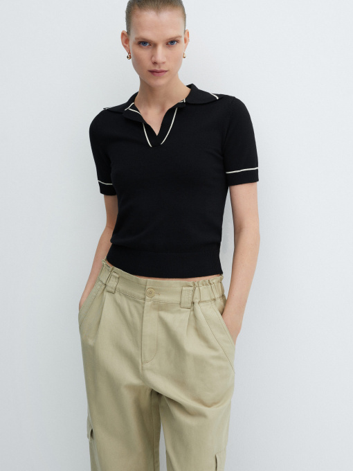 Поло MANGO Vert модель 67025749_99 Фото