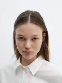 Рубашка повседневная MANGO Marble модель 67034034_2 Фото