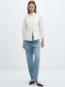 Рубашка повседневная MANGO Marble модель 67034034_2 Фото