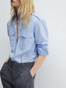 Рубашка MANGO Mateos модель 67034040_52 Фото