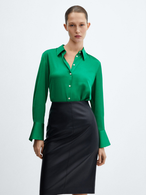 Сорочка повсякденна MANGO Ideale модель 67034044_43 Фото