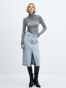 Джинсовая юбка MANGO Soleil модель 67044024_TC Фото