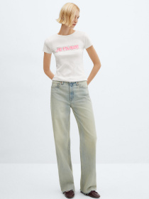 Футболка MANGO Kiss модель 67044029_1 Фото