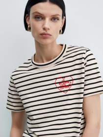 Футболка MANGO Love модель 67044030_99 Фото