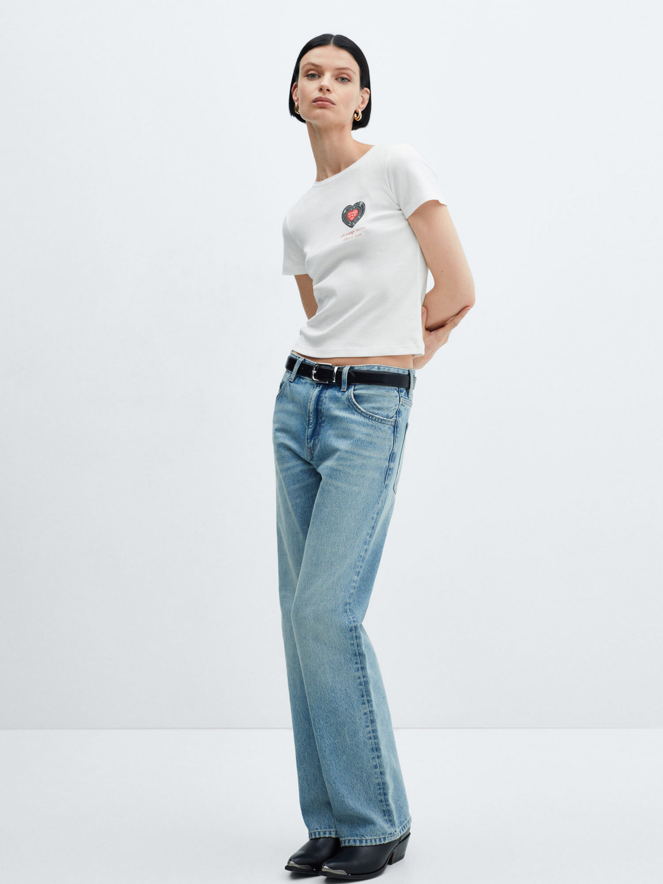 Футболка MANGO Song модель 67044031_1 Фото