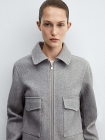 Демисезонная куртка MANGO Zipi модель 67054049_94 Фото