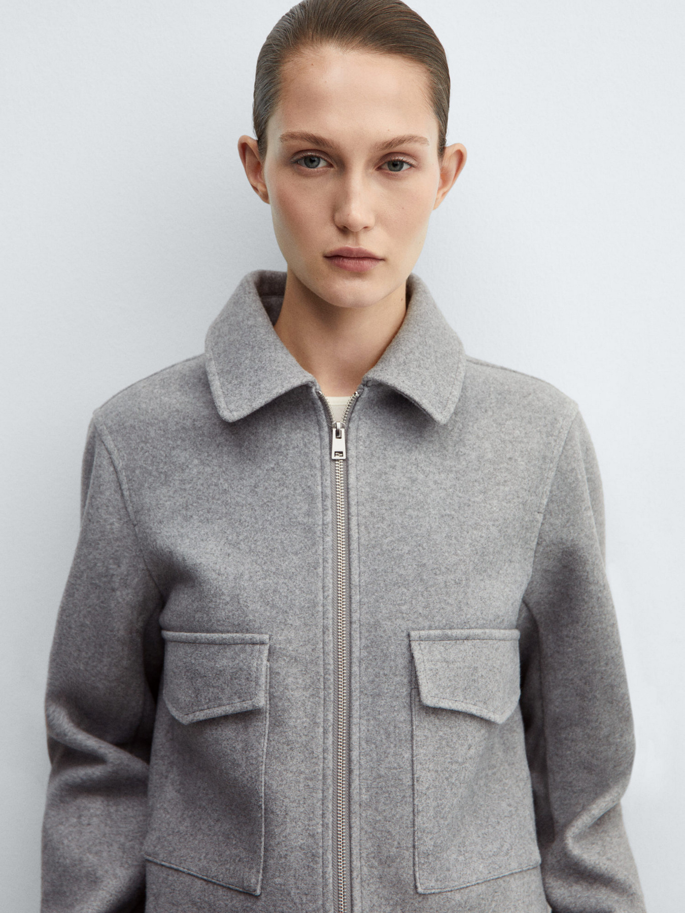 Демісезонна куртка MANGO Zipi модель 67054049_94 Фото