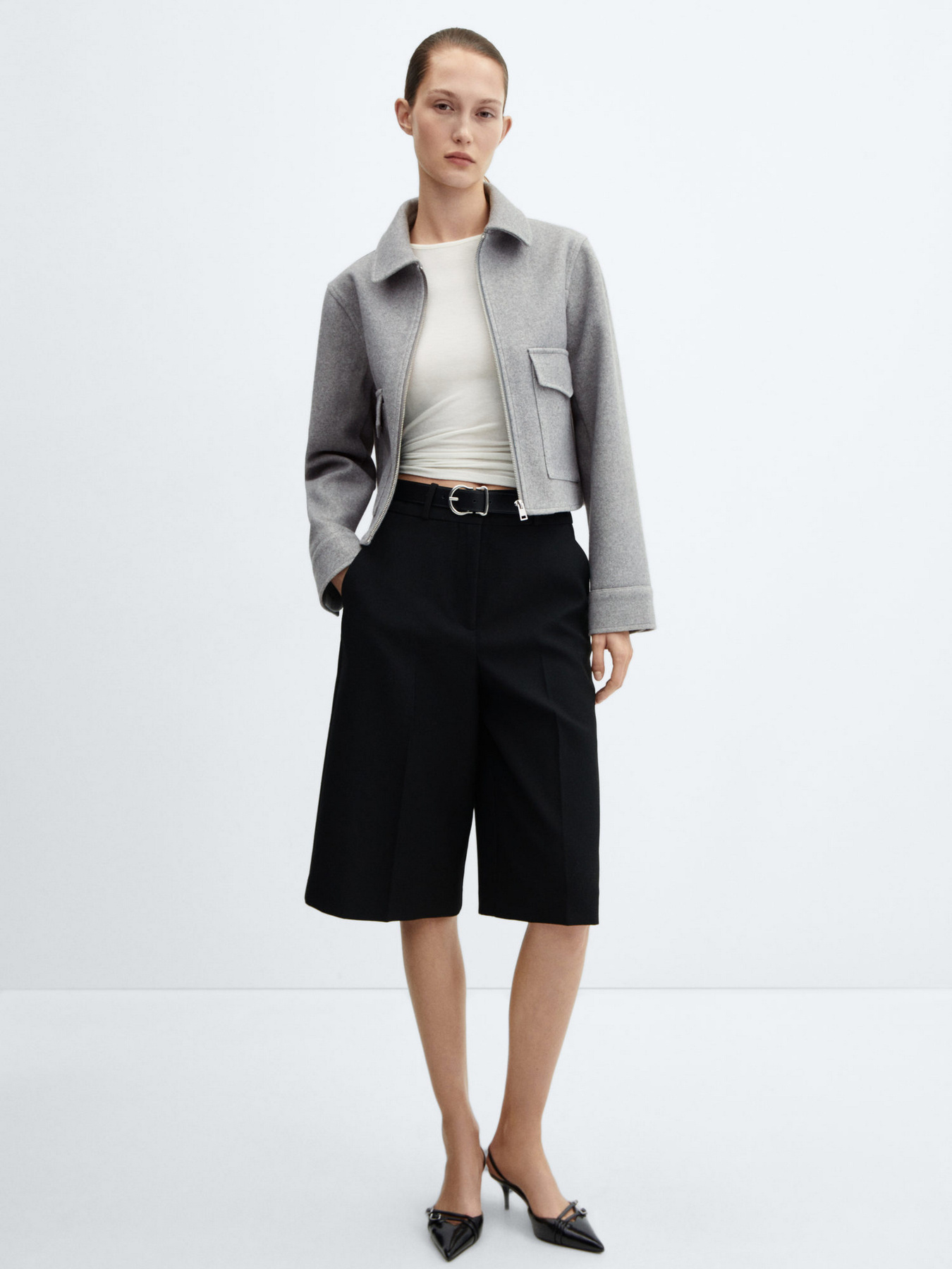 Демісезонна куртка MANGO Zipi модель 67054049_94 Фото