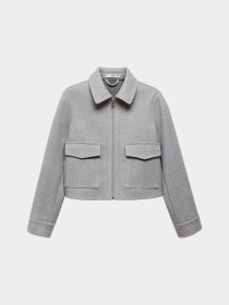 Демісезонна куртка MANGO Zipi модель 67054049_94 Фото