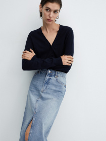 Джинсовая юбка MANGO Sole модель 67064022_TM Фото