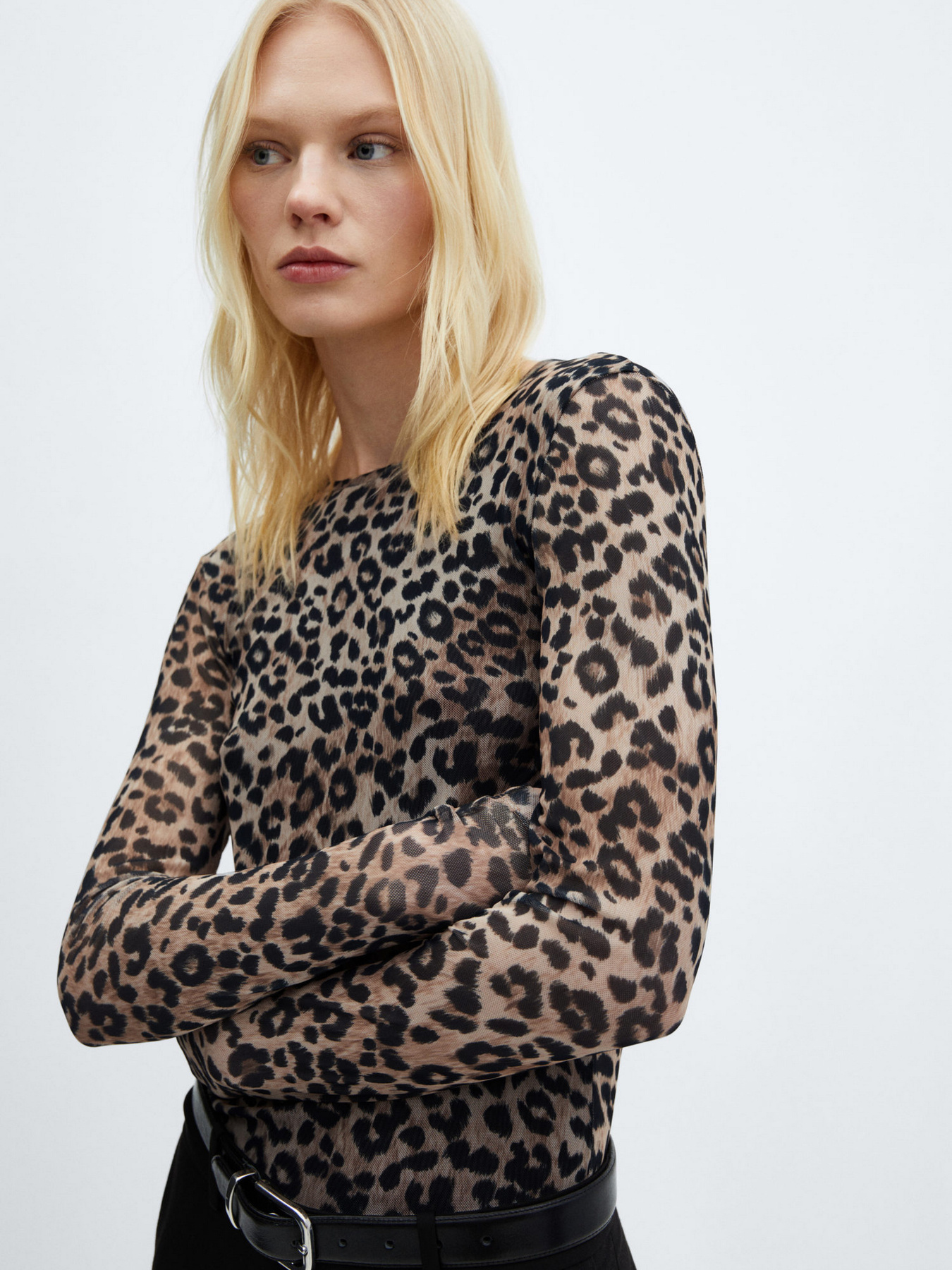 Блуза MANGO Meshy модель 67064043_30 Фото