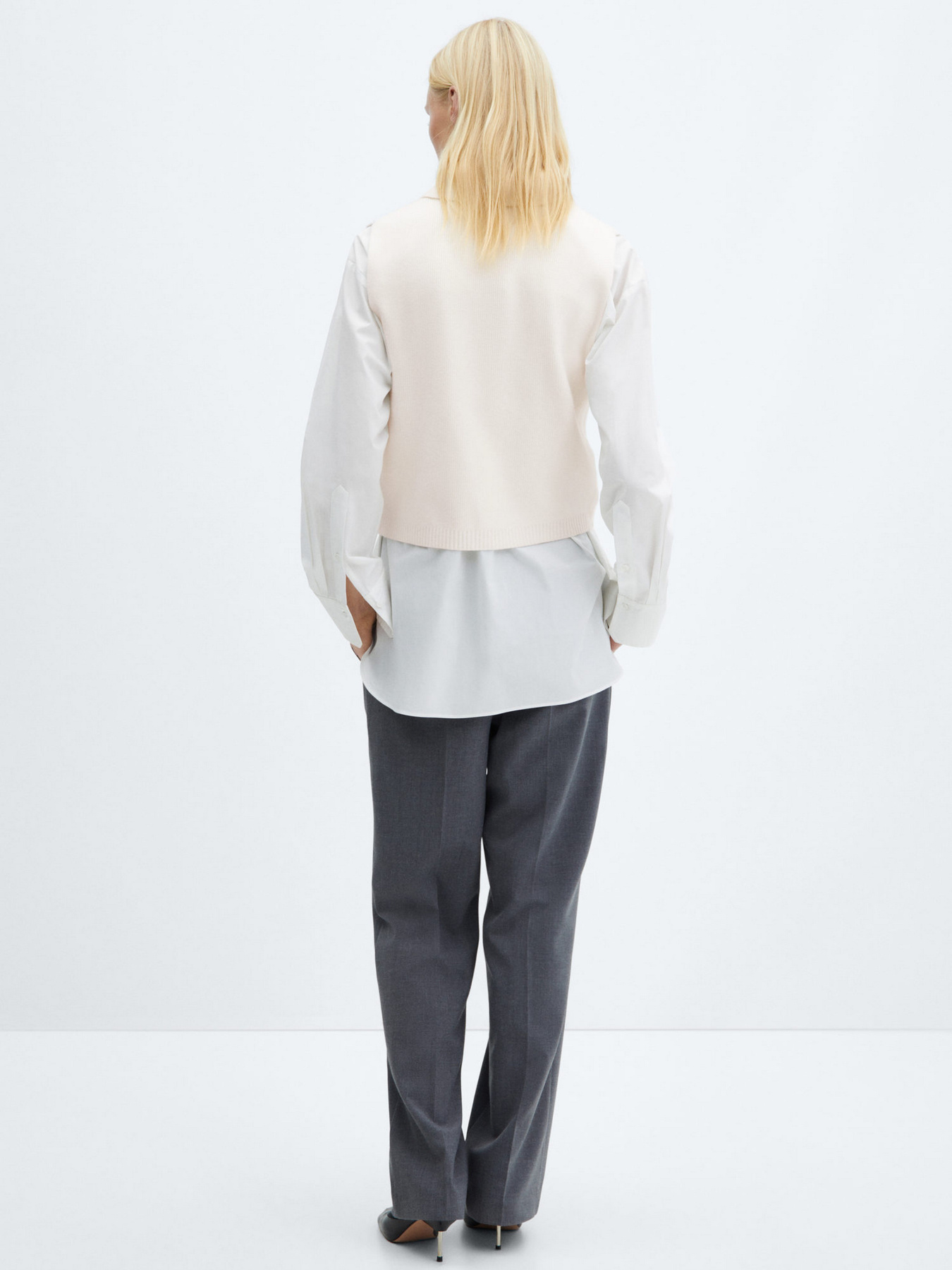 Жилет MANGO Riccio модель 67064044_5 Фото