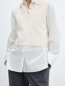 Жилет MANGO Riccio модель 67064044_5 Фото