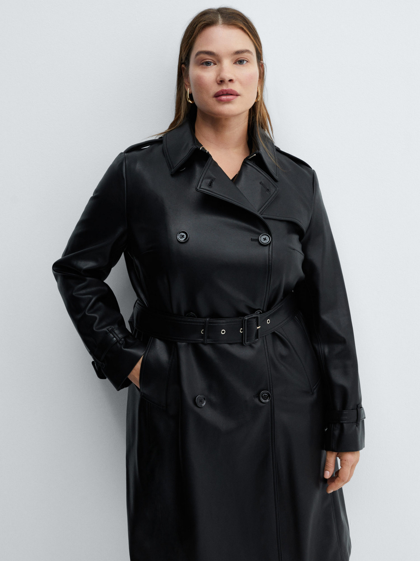 Тренч MANGO Polanapu модель 67064066_99 Фото