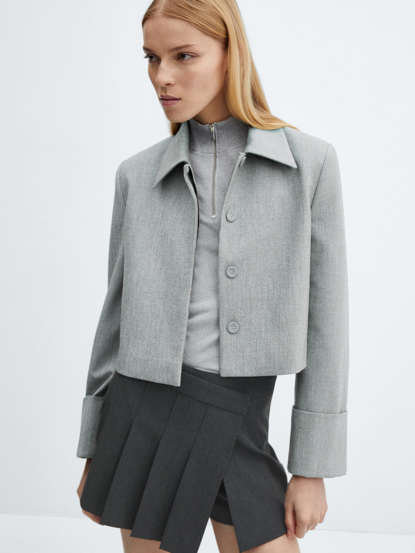 Спідниця-шорти MANGO Brit модель 67064458_92 Фото