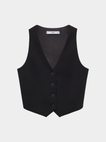 Жилет классический MANGO Avaya модель 67073692_99 Фото