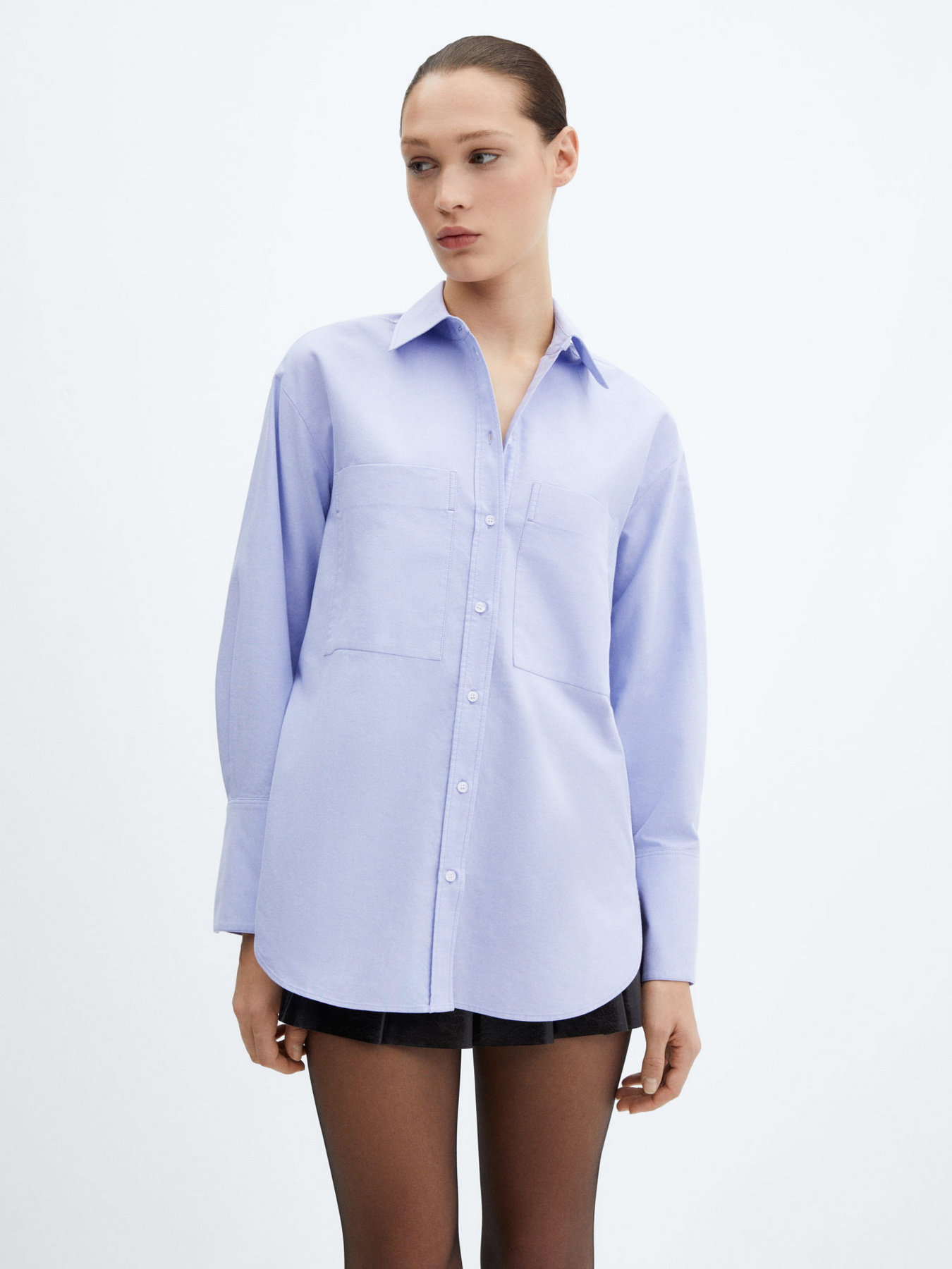 Рубашка повседневная MANGO Jox модель 67074029_50 Рубашка повседневная MANGO Jox модель 67074029_50 Фото