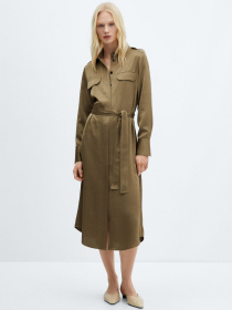 Платье миди MANGO Jana модель 67074036_37 Фото