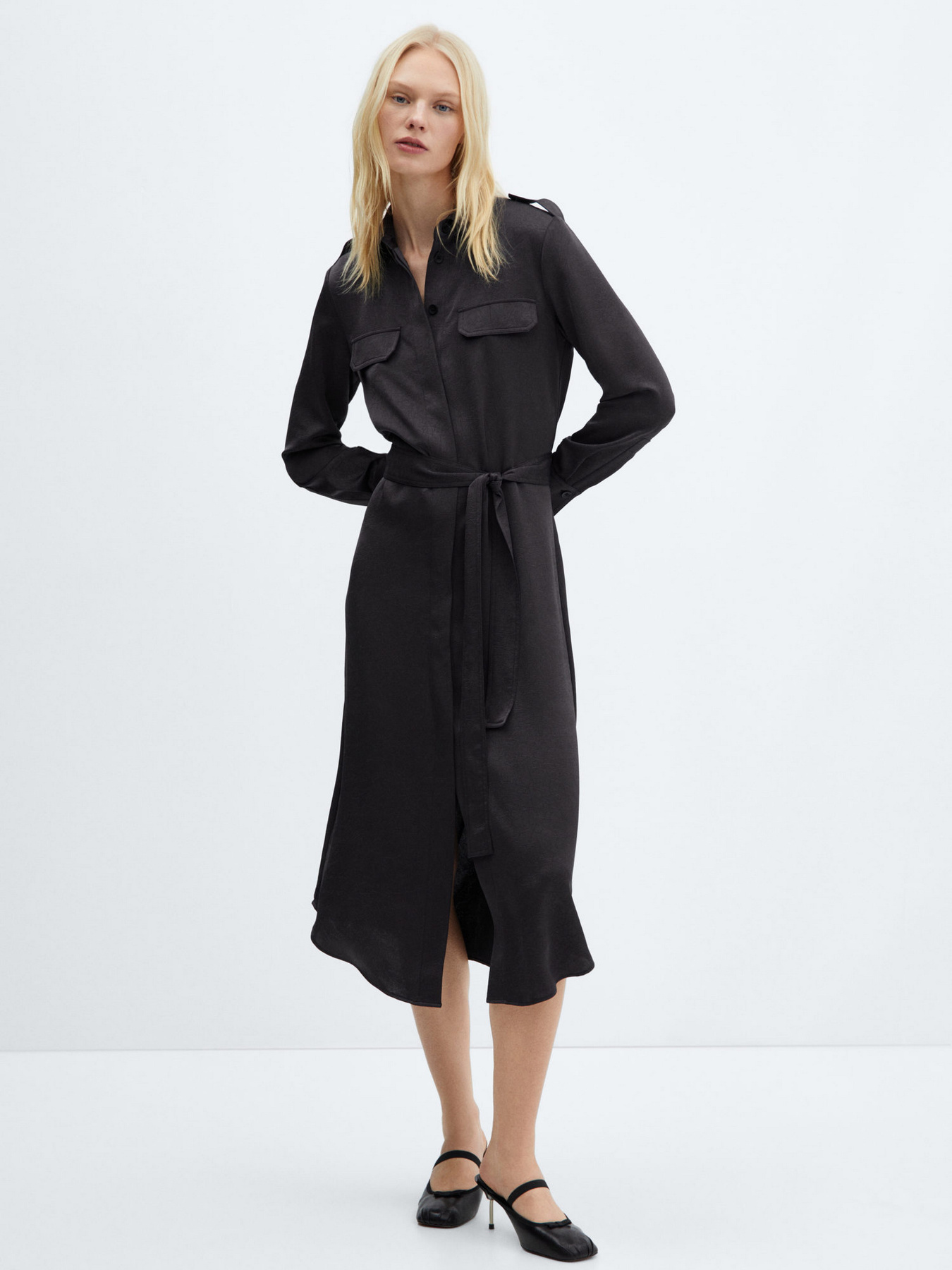 Платье миди MANGO Jana модель 67074036_BB Фото