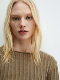 Платье миди MANGO Africa модель 67074050_37 Фото