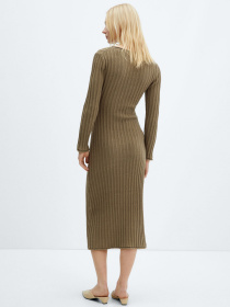 Платье миди MANGO Africa модель 67074050_37 Фото