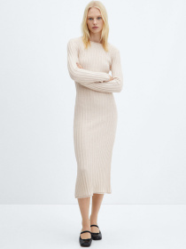 Сукня міді MANGO Africa модель 67074050_7 Фото