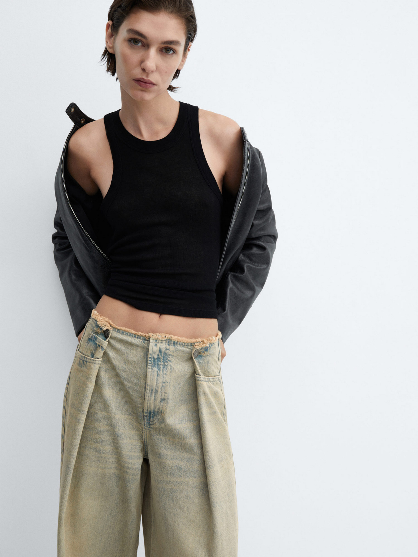 Широкі джинси MANGO Maya модель 67074060_DI Фото