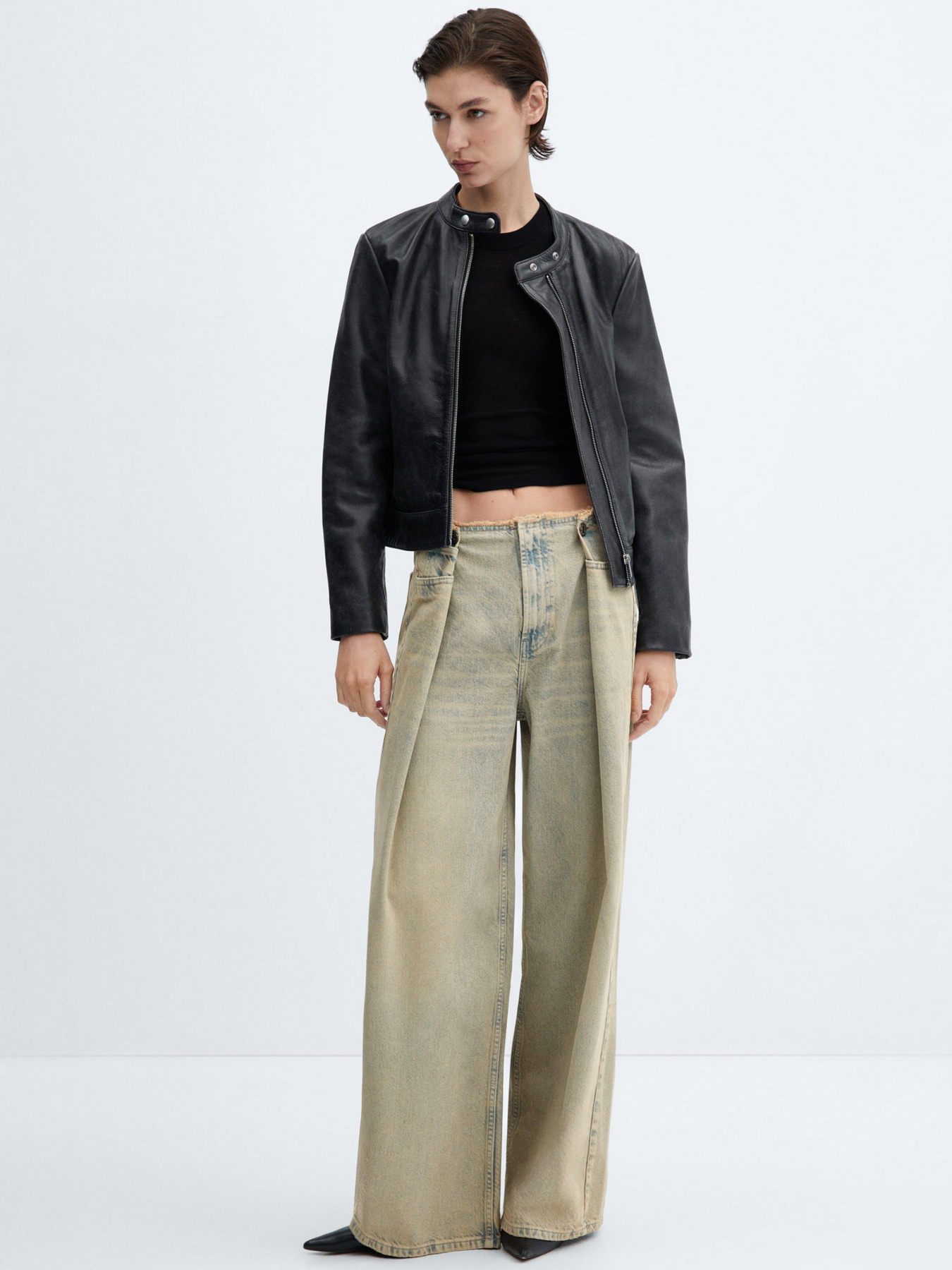 Широкі джинси MANGO Maya модель 67074060_DI Фото