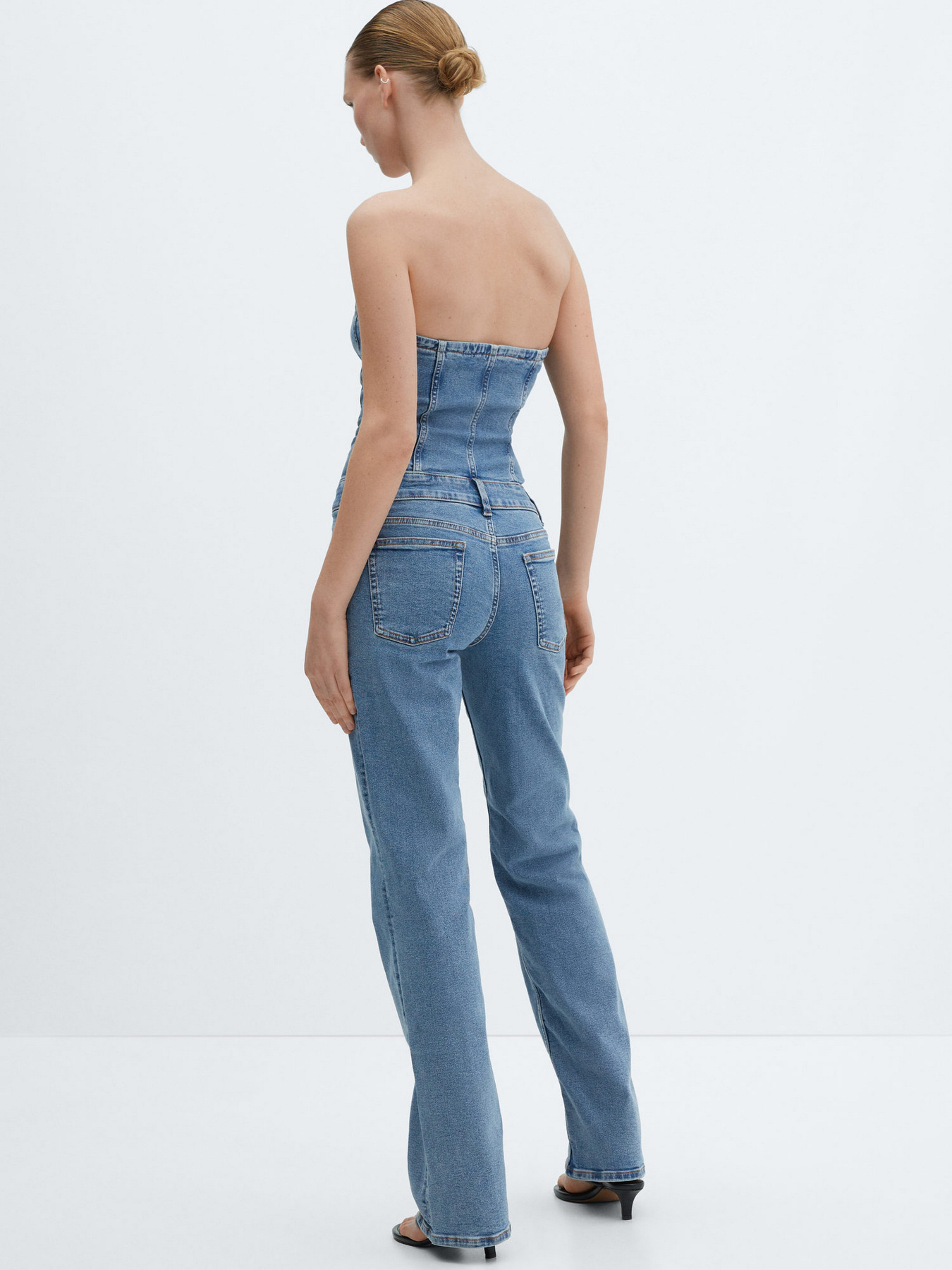 Джинсовий комбінезон MANGO Danielle модель 67074789_TM Фото