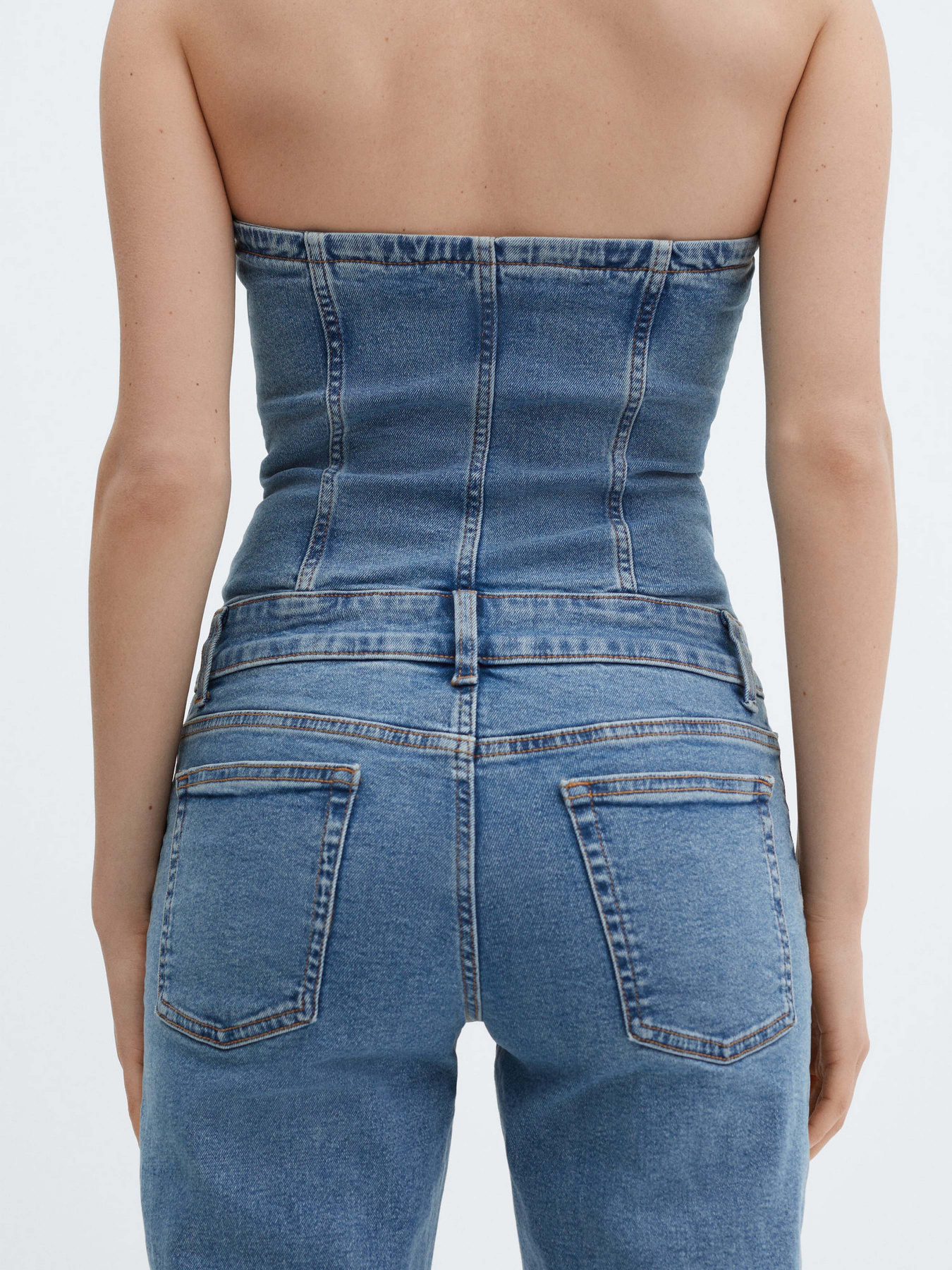 Джинсовий комбінезон MANGO Danielle модель 67074789_TM Фото