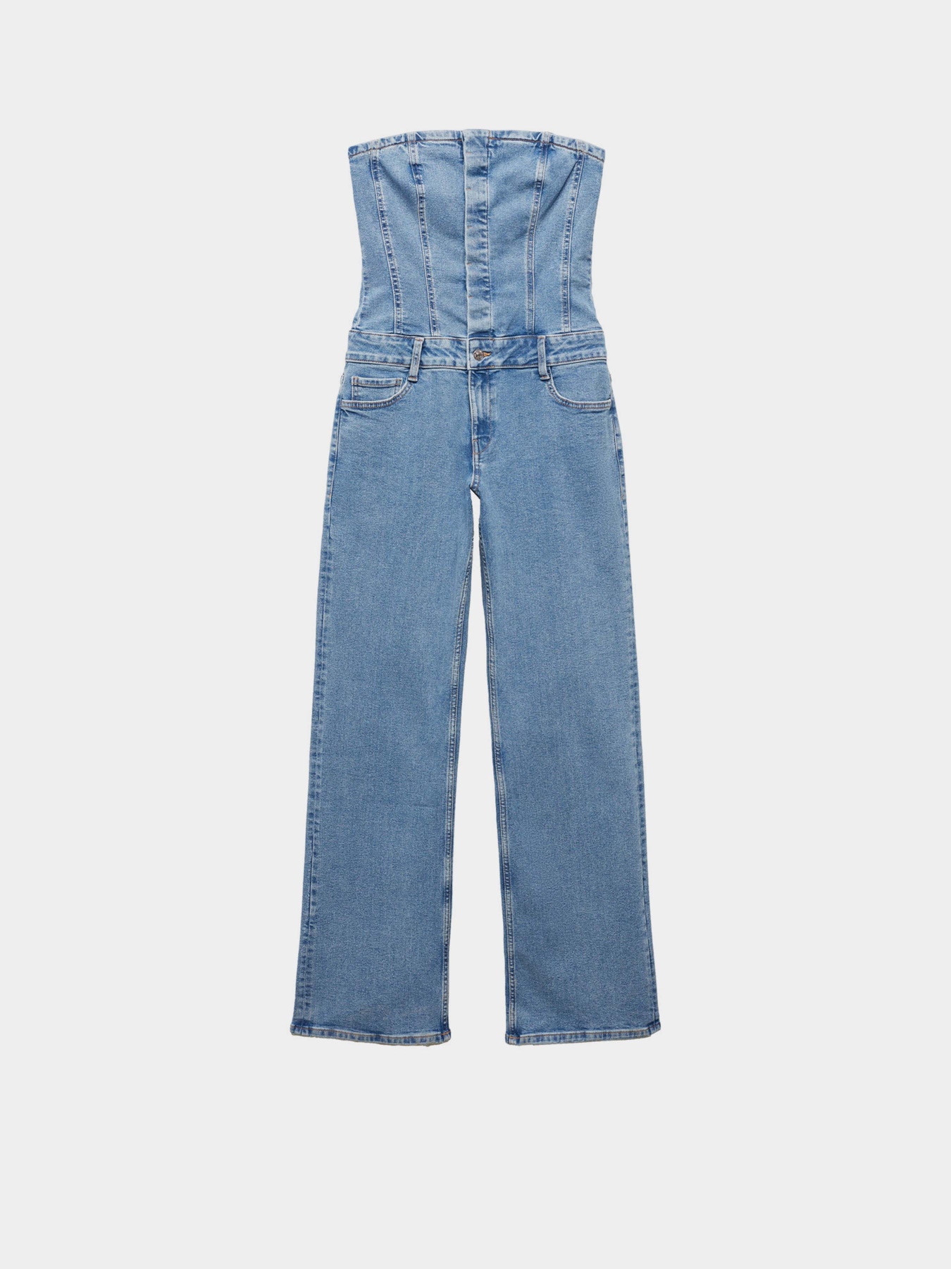 Джинсовий комбінезон MANGO Danielle модель 67074789_TM Фото