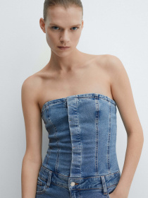 Джинсовий комбінезон MANGO Danielle модель 67074789_TM Фото