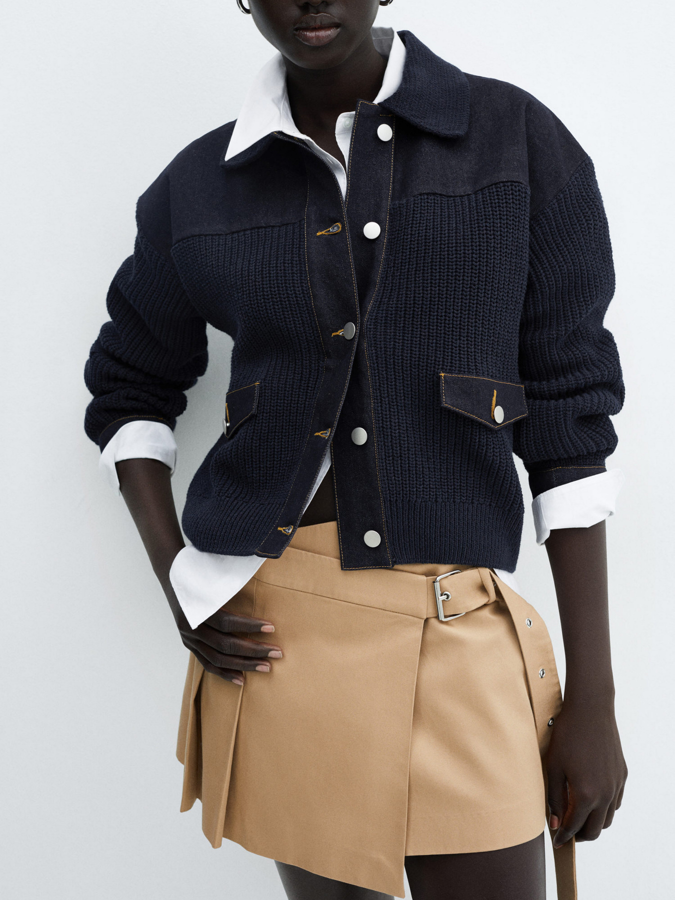 Жакет MANGO Country модель 67075753_56 Фото