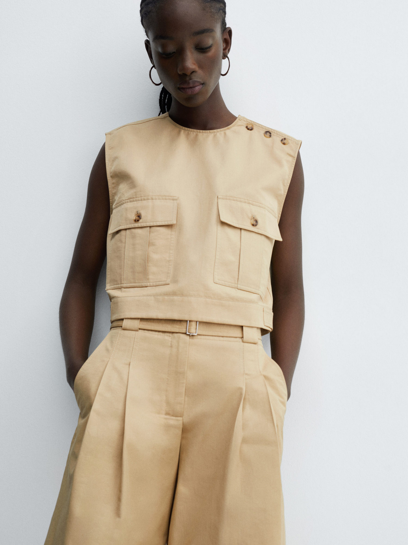 Жилет MANGO Valdemos модель 67075754_9 Фото