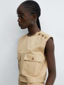 Жилет MANGO Valdemos модель 67075754_9 Фото