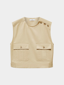 Жилет MANGO Valdemos модель 67075754_9 Жилет MANGO Valdemos модель 67075754_9 Фото