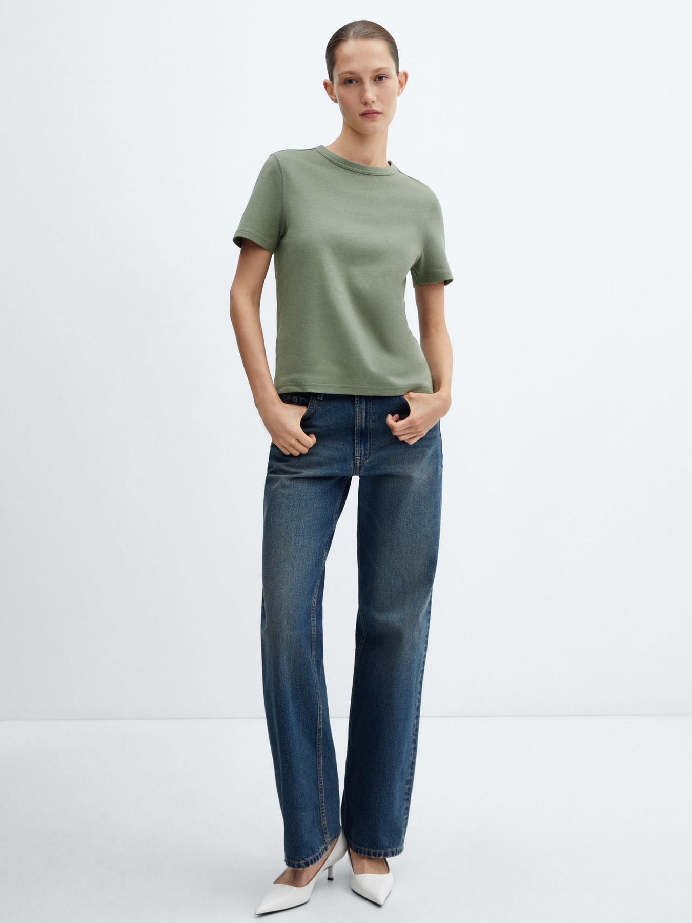 Футболка MANGO Rita модель 67084028_37 Футболка MANGO Rita модель 67084028_37 Фото