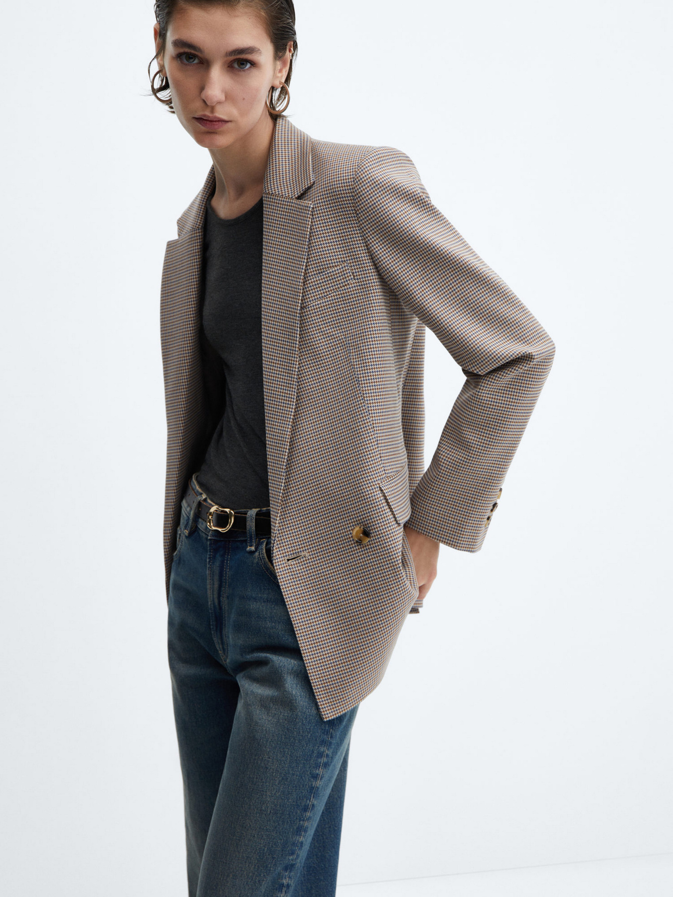 Пиджак MANGO Charlota модель 67084044_8 Фото