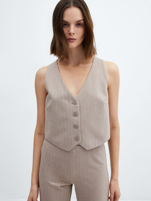 Жилет классический MANGO Avayar модель 67084048_35 Фото