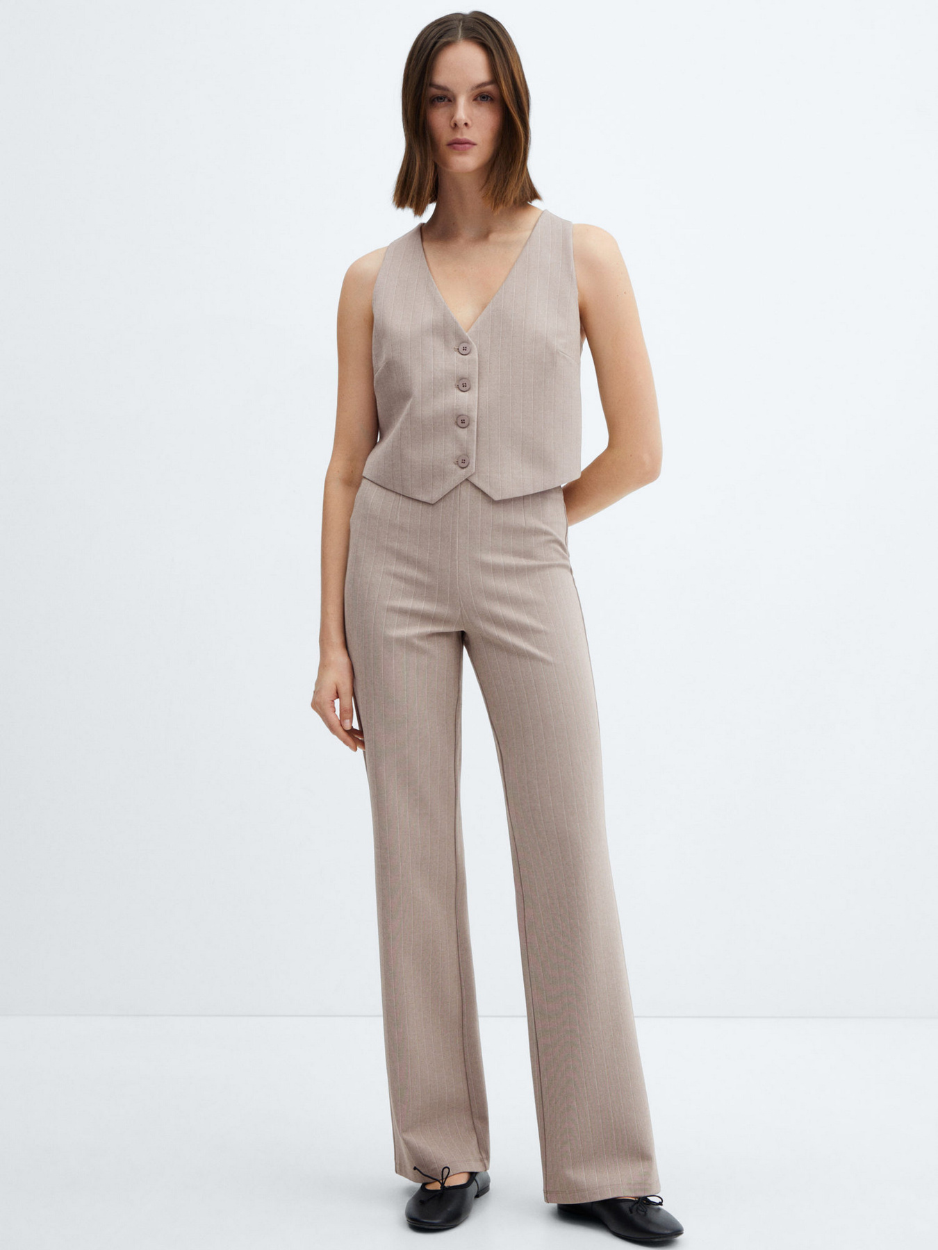 Классический жилет MANGO Avayar модель 67084048_35 Фото