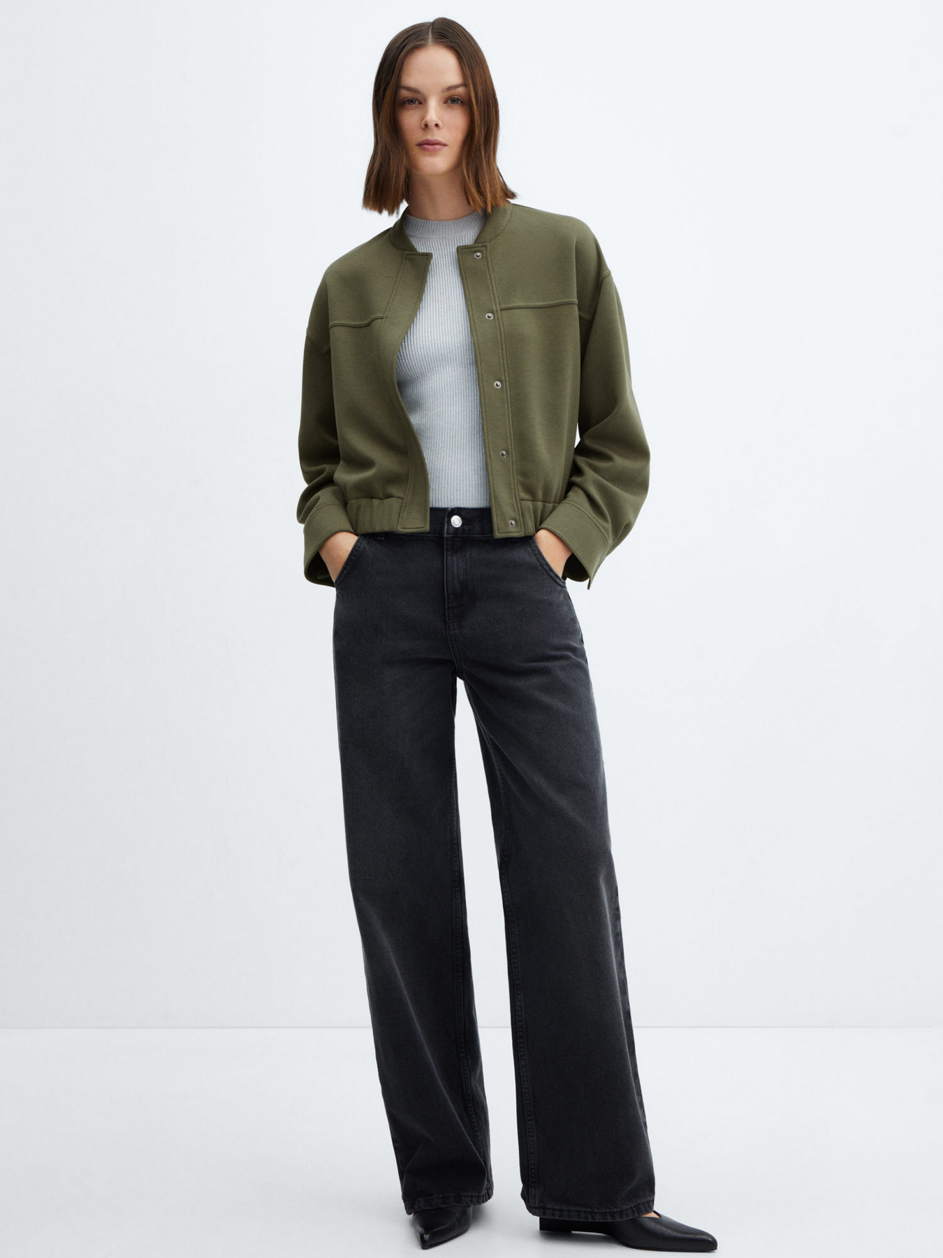 Бомбер MANGO Bremo модель 67084787_37 Фото